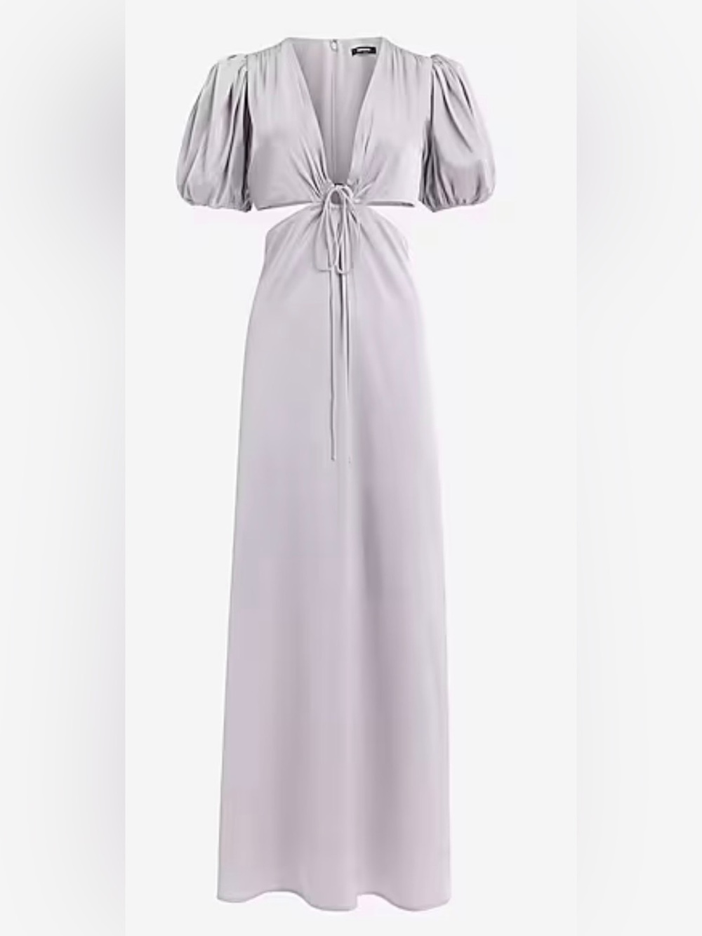 NWT Express Satin Maxi Dress in Light Teal